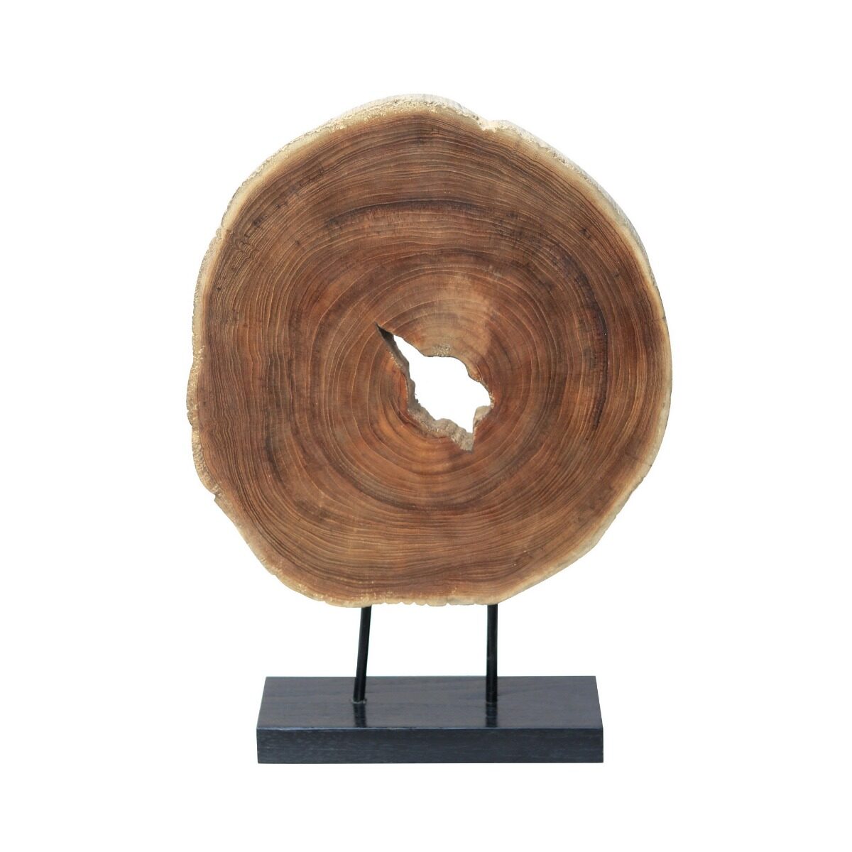 Artekko Artekko Woody Διακοσμητικό Γλυπτό από Ξύλο Teak σε Φυσική Απόχρωση (35x10x50)cm 78607