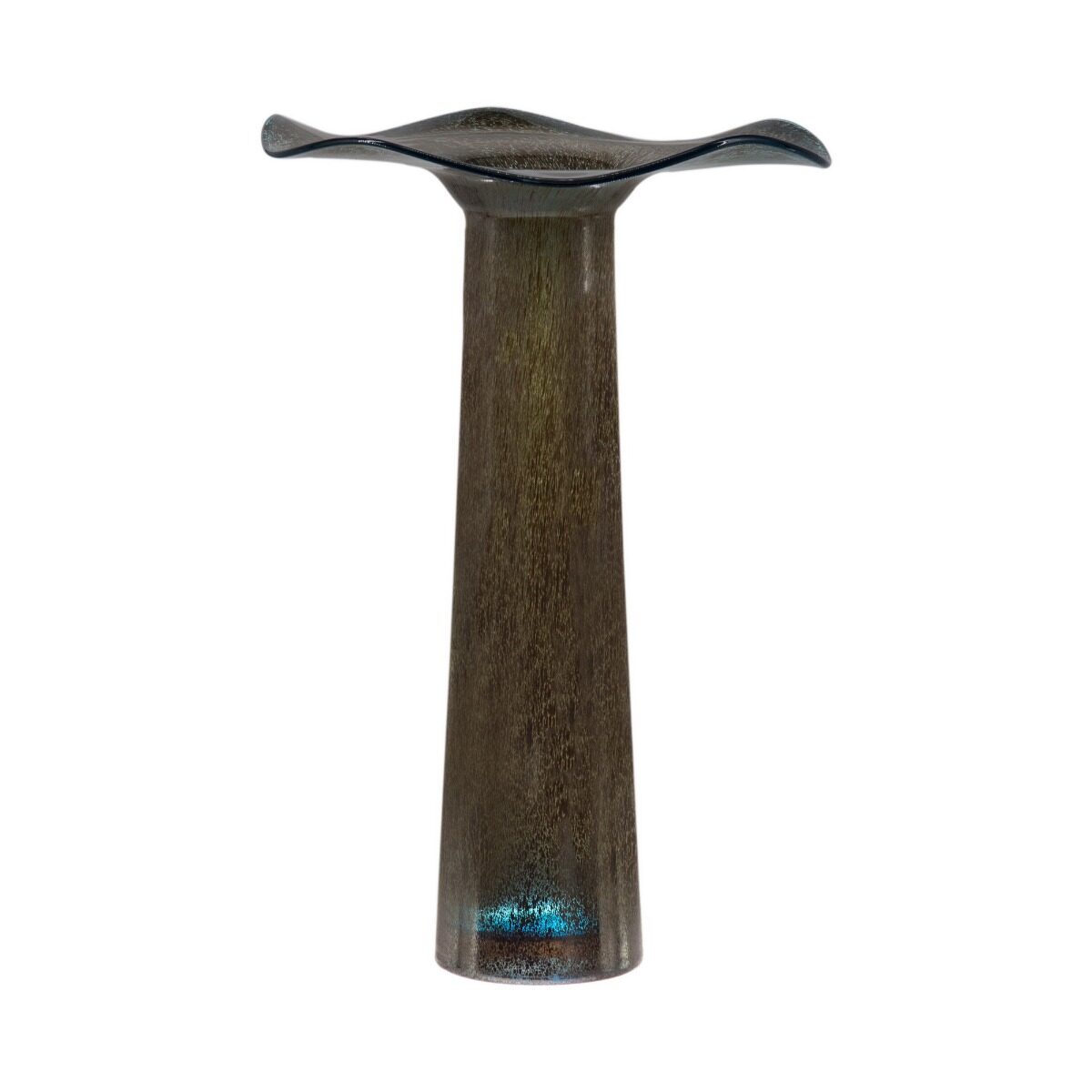 Artekko Artekko Vaughan Βάζο Διακοσμητικό Γυάλινο Καφέ (27x27x42)cm 79957-S