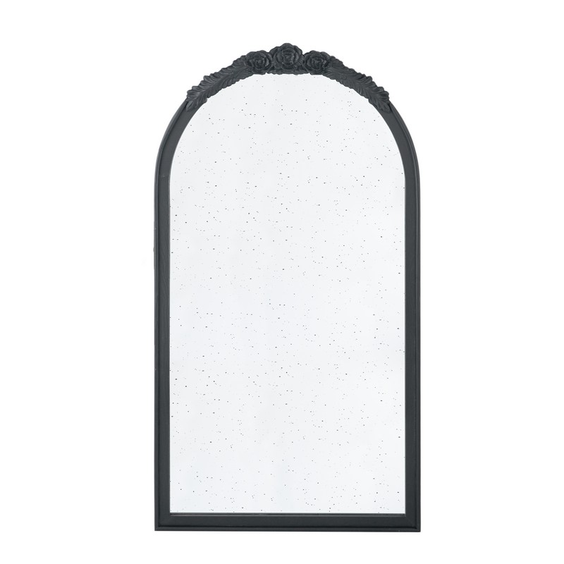 Artekko Artekko Dia Καθρέπτης Τοίχου Ξύλο/Γυαλί Μαύρο(106.5x58x5)cm 83483-BLAC-DS