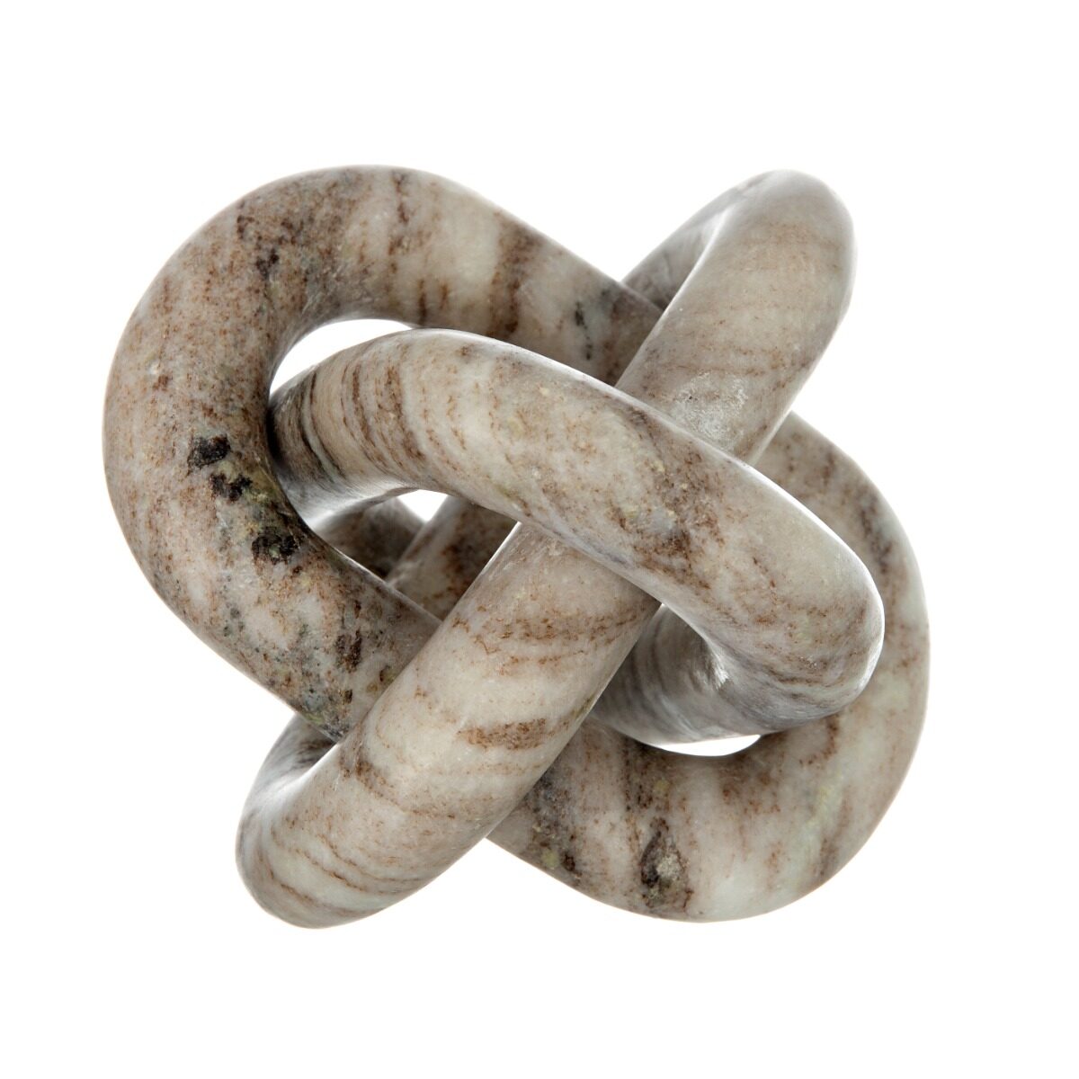 Artekko Artekko Marble Διακοσμητική Αλυσίδα Μάρμαρο Μπεζ Καφέ (15x15x15)cm 83674-CREA