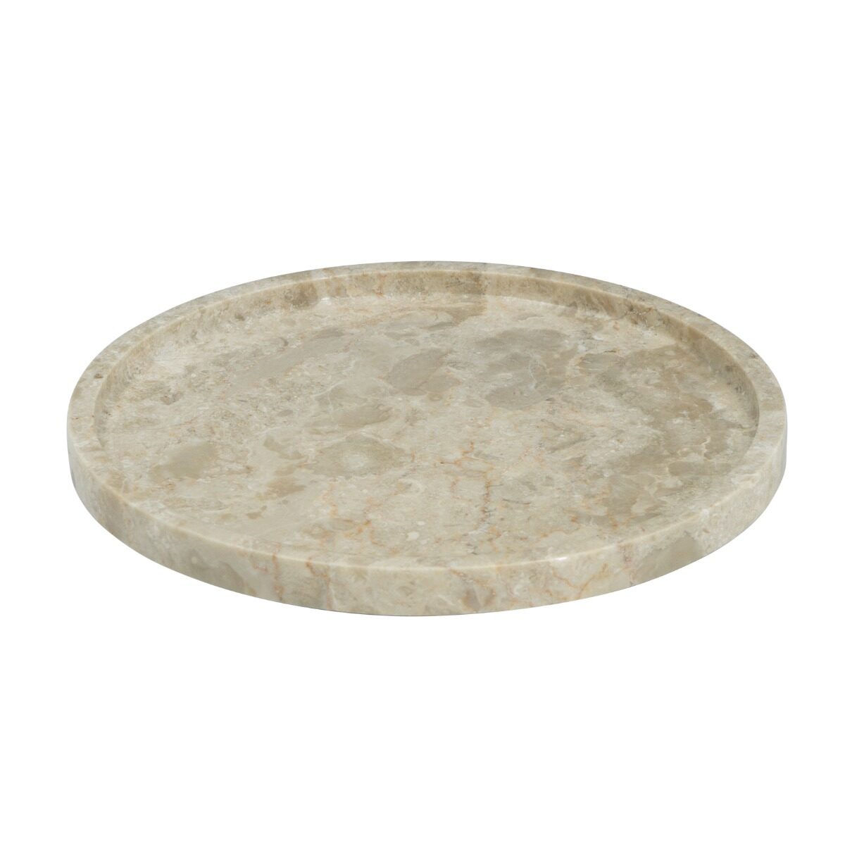 Artekko Artekko Marble Μπεζ Μαρμάρινο Πιάτο Πιατέλα (20x20x2)cm 86458