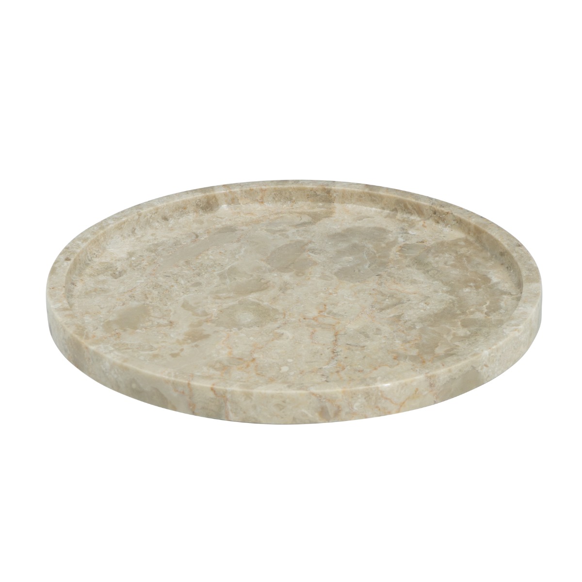 Artekko Artekko Marble Μπεζ Μαρμάρινο Πιάτο Πιατέλα (20x20x2)cm 86458