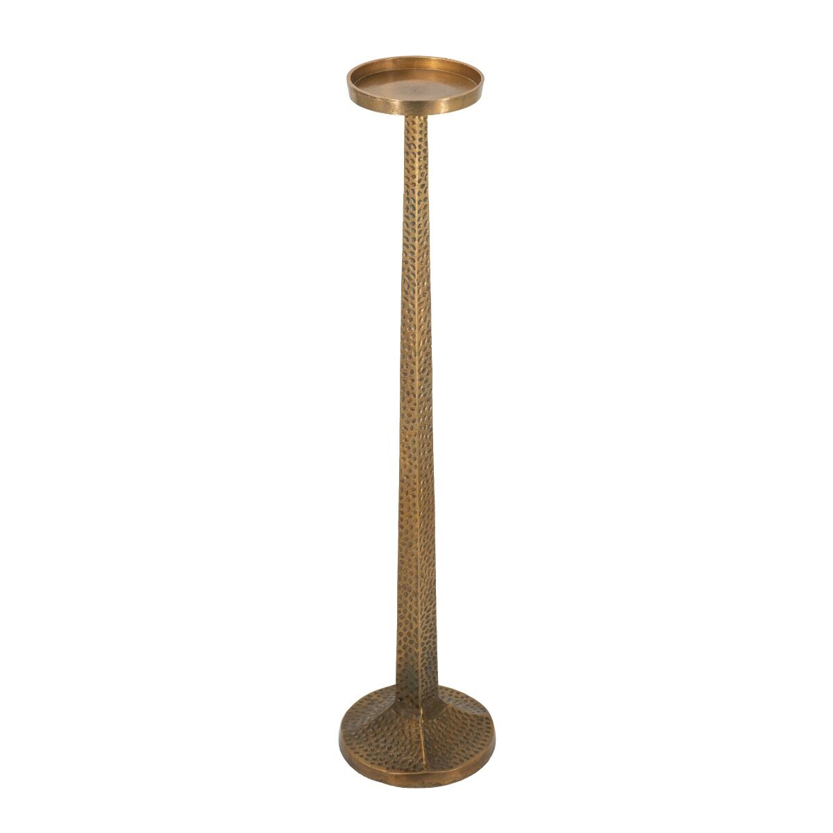 Artekko Artekko Nail Χρυσό Μεταλλικό Κηροπηγιο (18.4x18.4x80)cm 86860