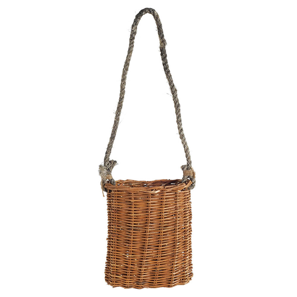 Artekko Artekko Basket Καφέ Διακοσμητικό Καλάθι από Ιτιά και Σχοινί (20.3x8.9x24.1)cm 89115