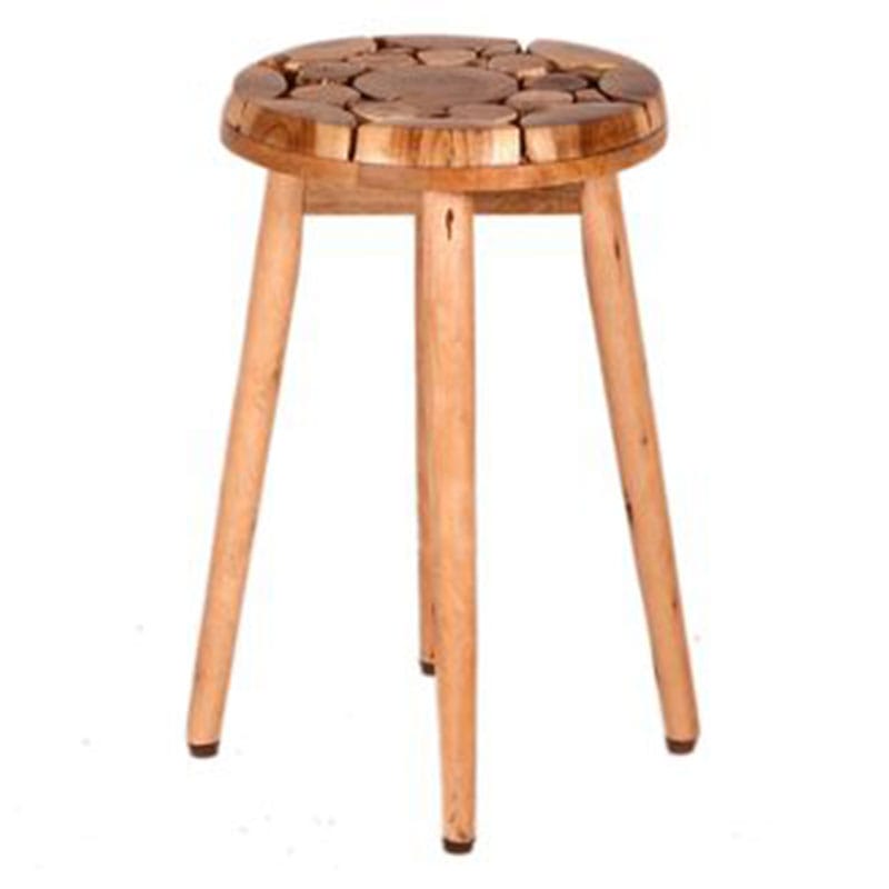 Artekko Artekko Laphult Σκαμπώ Ξύλινο (40x40x50)cm 995-4026