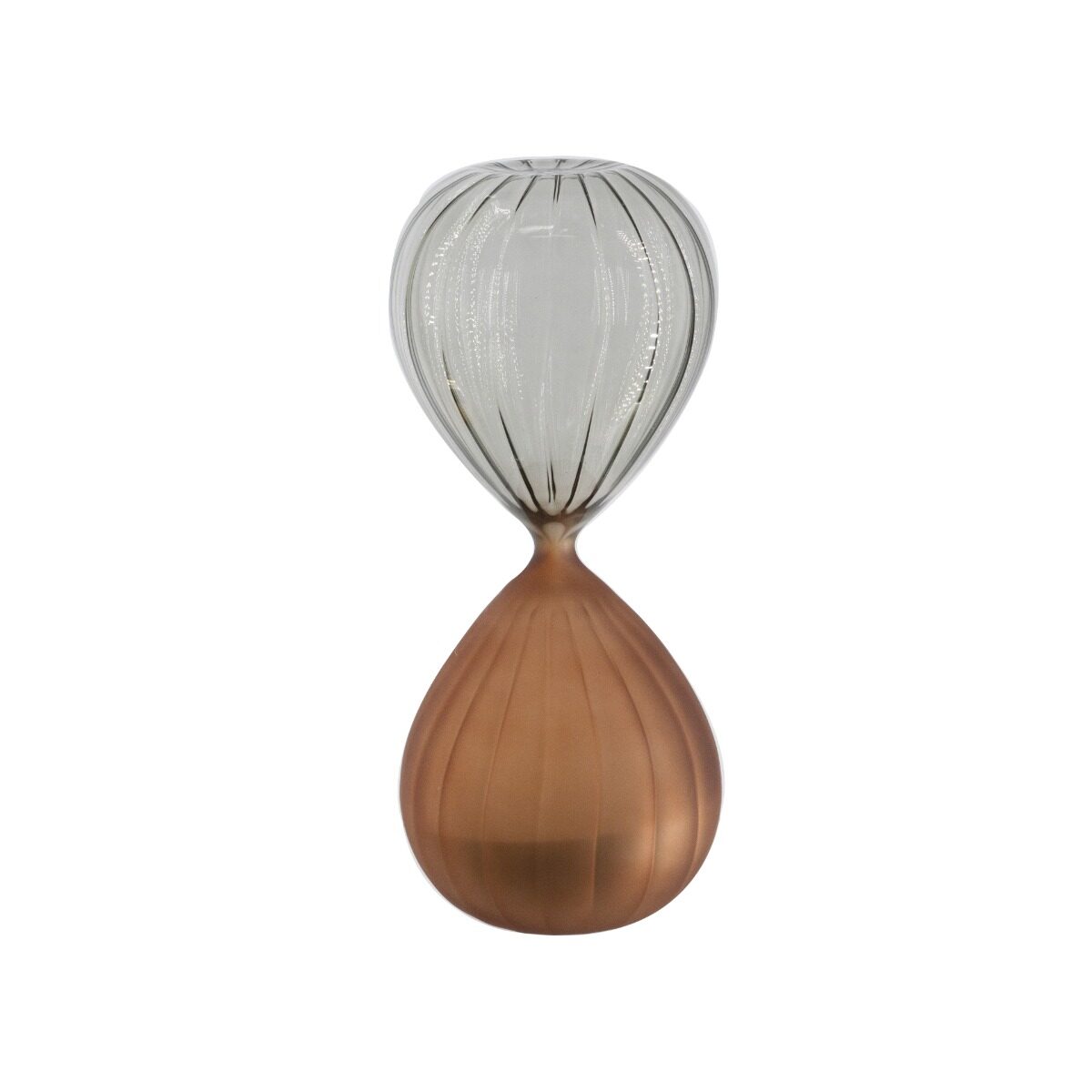 Artekko Artekko Hourglass Πολύχρωμη Ματ Γυάλινη Κλεψύδρα με Λευκή Άμμο (8.2x8.2x19.5)cm B0001