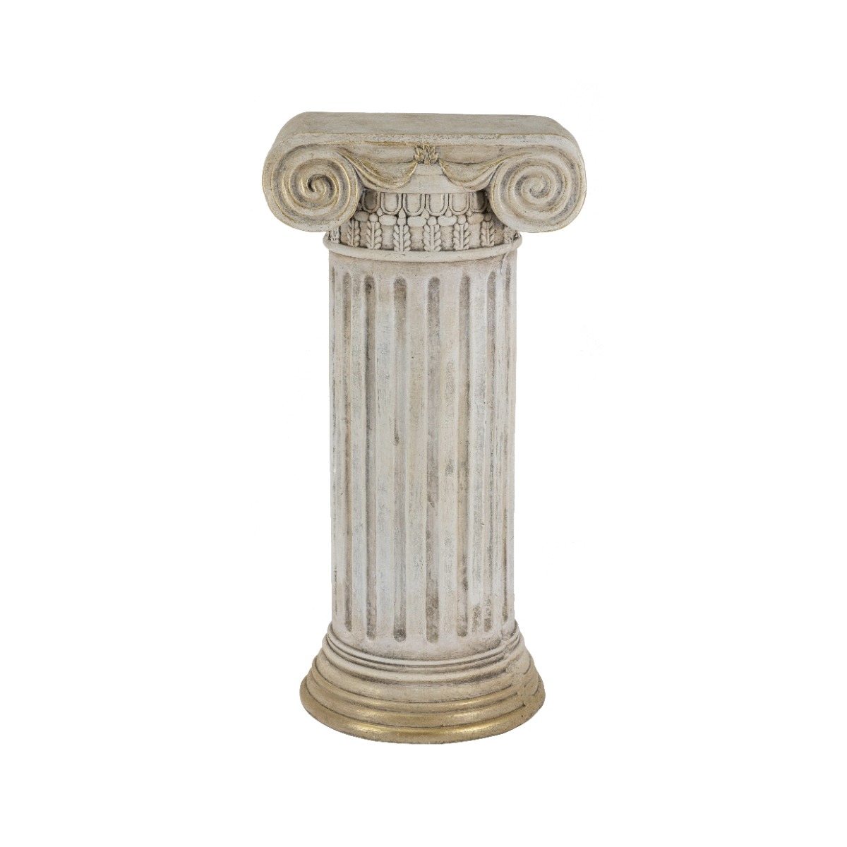 Artekko Artekko Pedestal Μπεζ Διακοσμητικό Βάθρο Ανθοστήλη από Μαγνήσιο (26x21x51.5)cm B0023