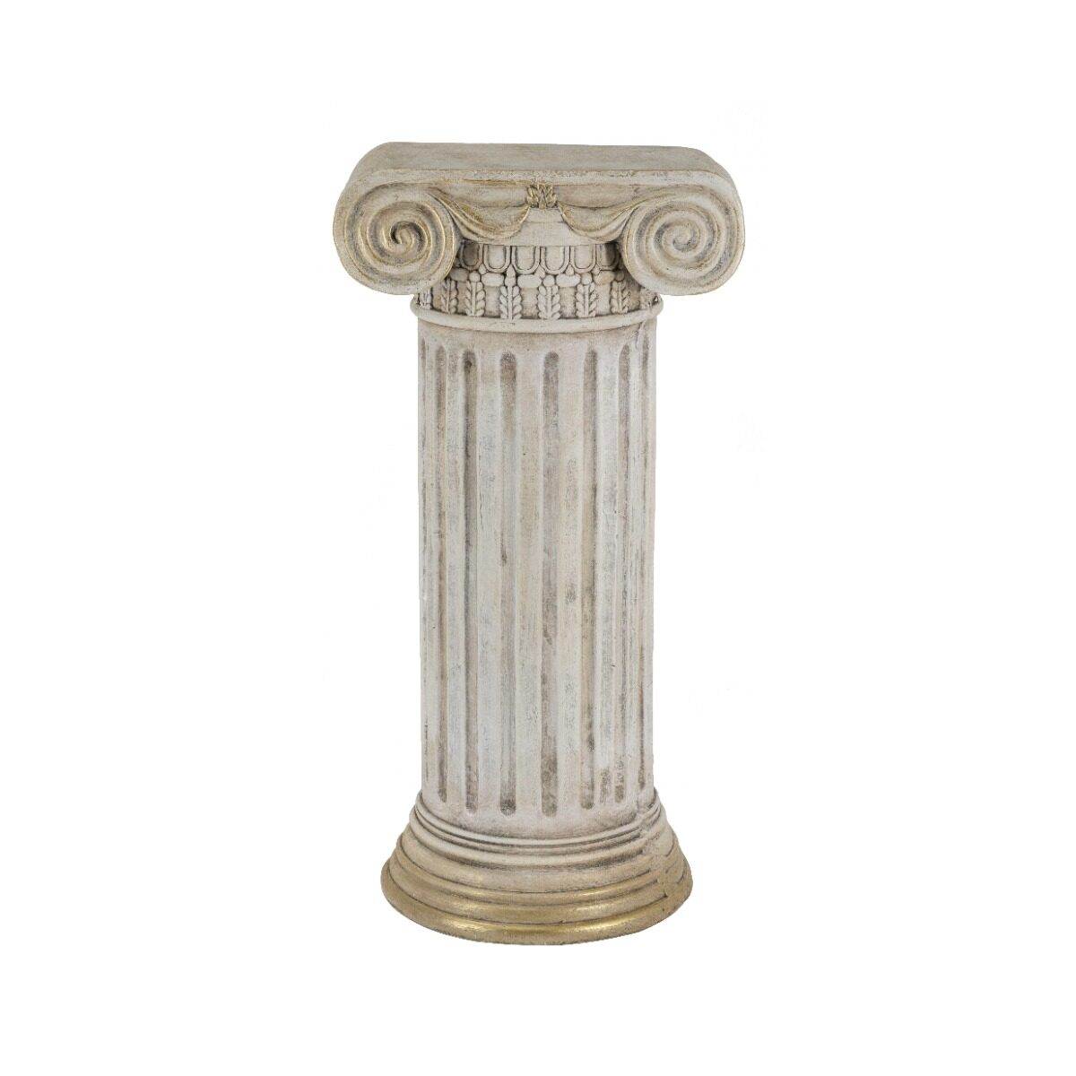 Artekko Artekko Pedestal Μπεζ Διακοσμητικό Βάθρο Ανθοστήλη από Μαγνήσιο (26x21x51.5)cm B0023