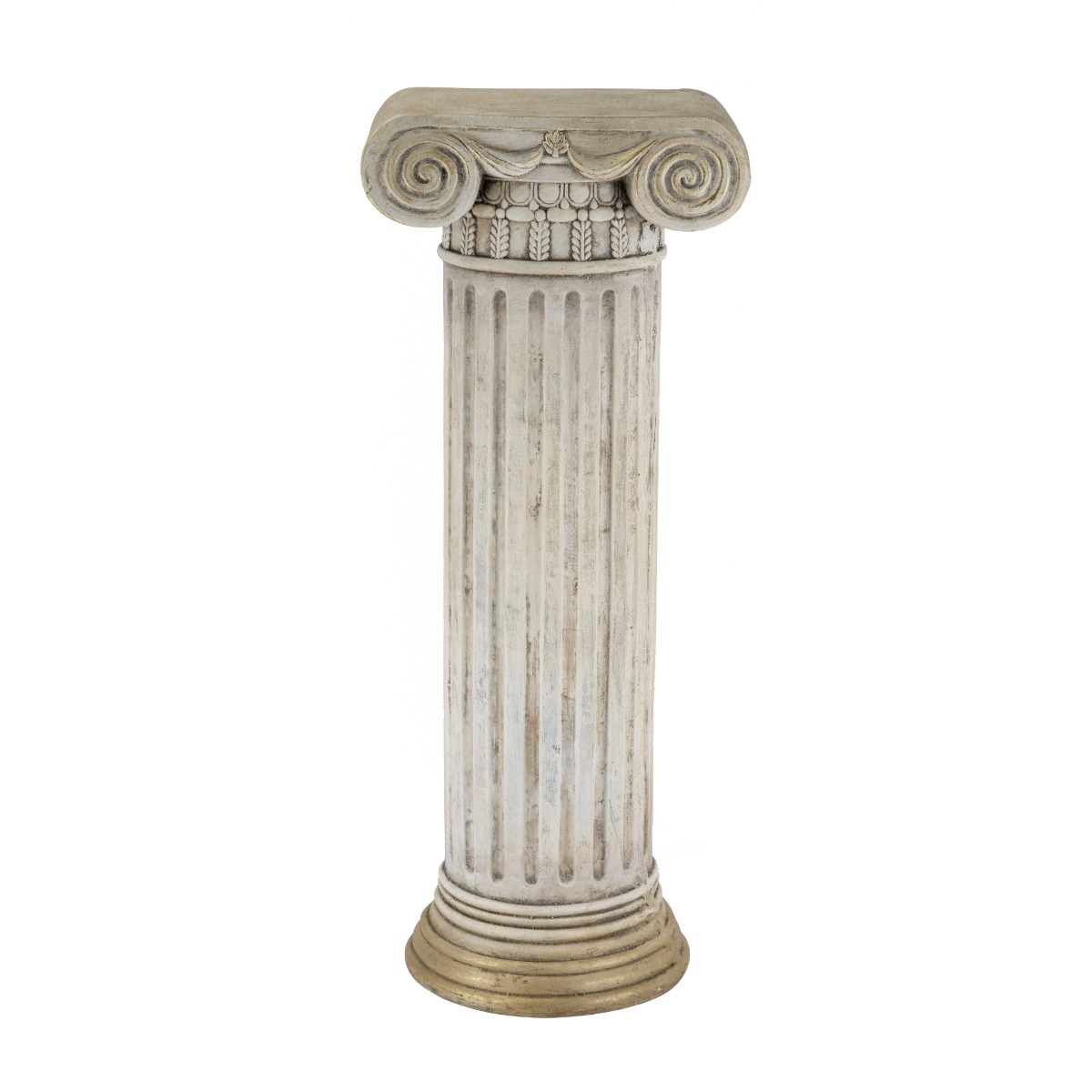 Artekko Artekko Pedestal Μπεζ Διακοσμητικό Βάθρο Ανθοστήλη από Μαγνήσιο (32.5x25.5x78.5)cm B0024
