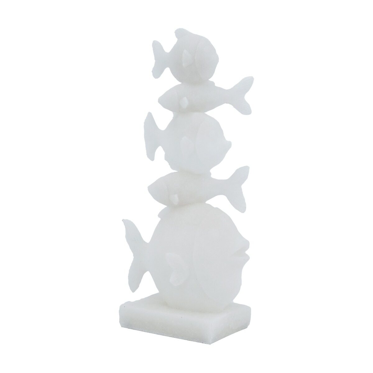 Artekko Artekko Animal Λευκά Διακοσμητικά Ψάρια Ρητίνης (16x8.2x30.5)cm B0065