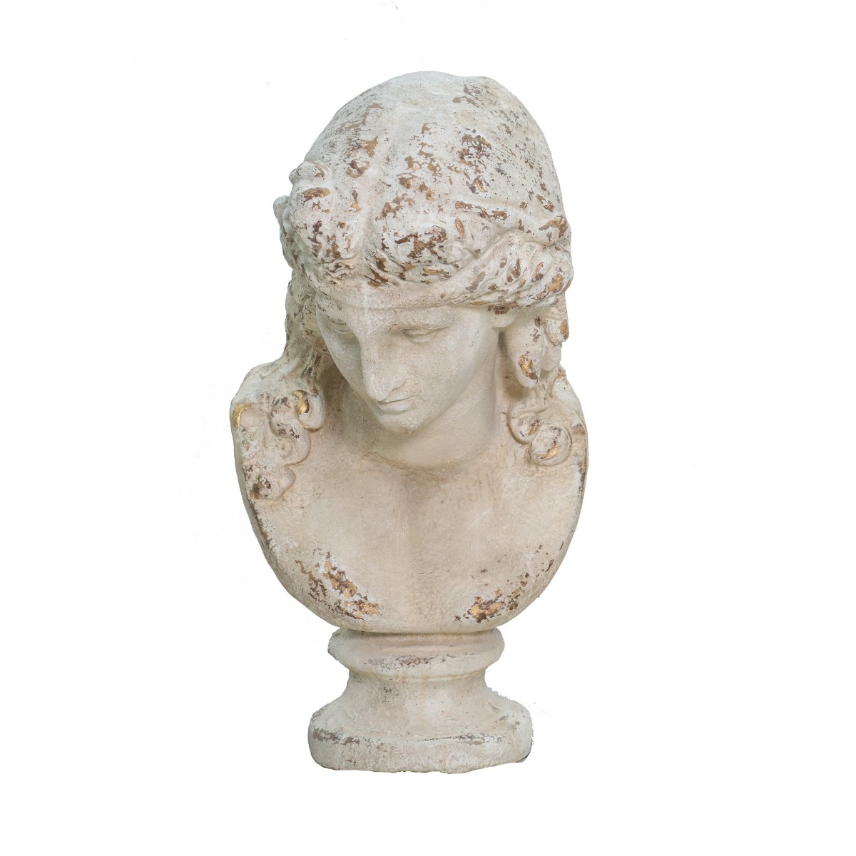 Artekko Artekko Statue Διακοσμητική Προτομή από Μαγνήσιο σε Λευκή Πατίνα (38x43x72)cm B4413