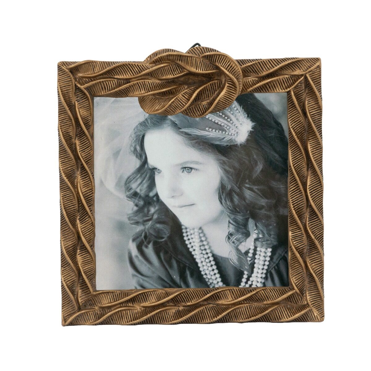 Artekko Artekko Frame Μπρονζέ Κορνίζα Ρητίνης για Φωτογραφία 4Χ4" (13x2.3x14)cm B5518