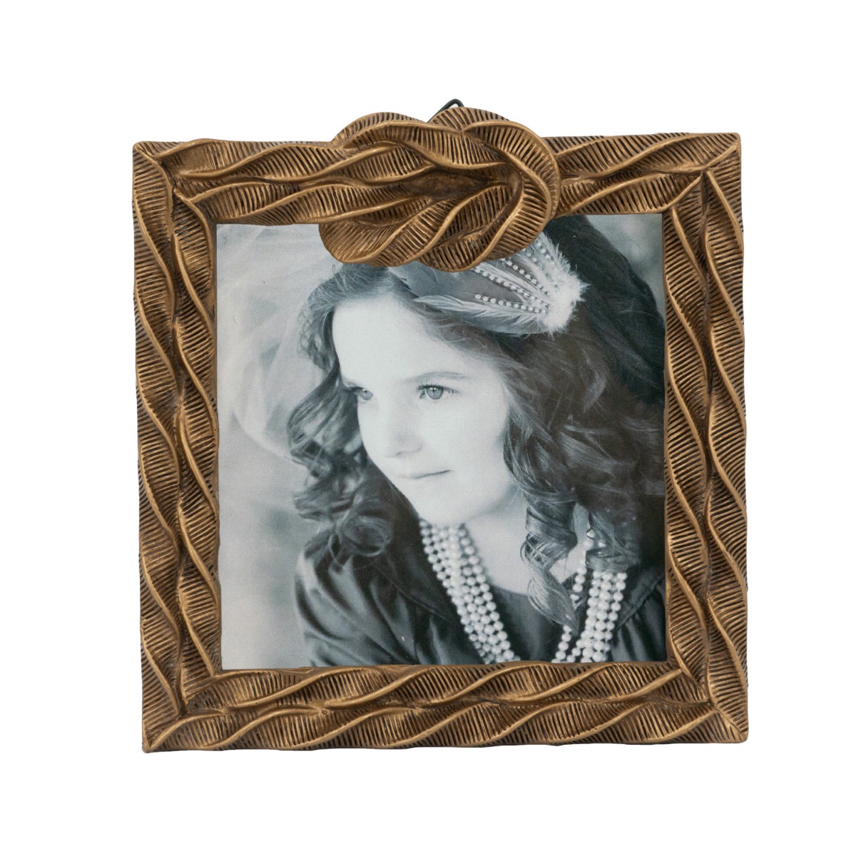 Artekko Artekko Frame Μπρονζέ Κορνίζα Ρητίνης για Φωτογραφία 4Χ4" (13x2.3x14)cm B5518