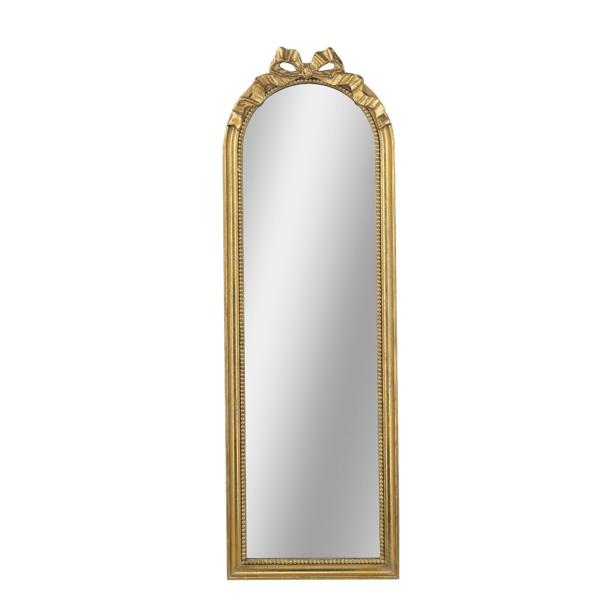 Artekko Artekko Dia Χρυσός MDF Καθρέπτης Τοίχου (40.2x4x124)cm B7199-DS