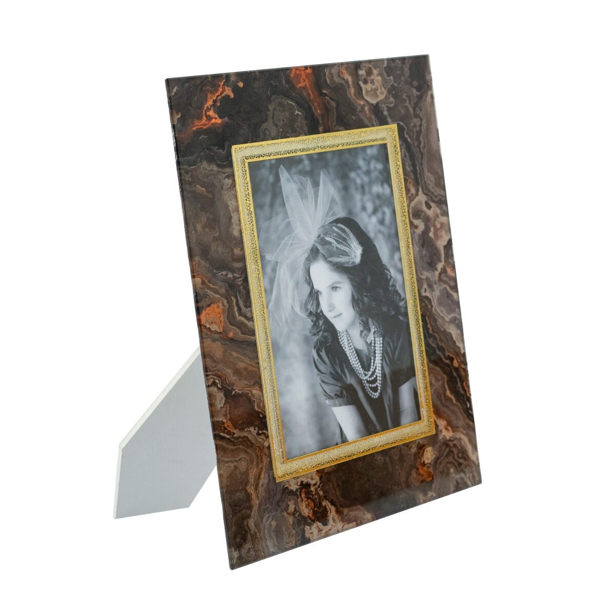 Artekko Artekko Zenn Καφέ Γυάλινη Κορνίζα για Φωτογραφία 5Χ7" (21.6x26.7x1.7)cm B8648