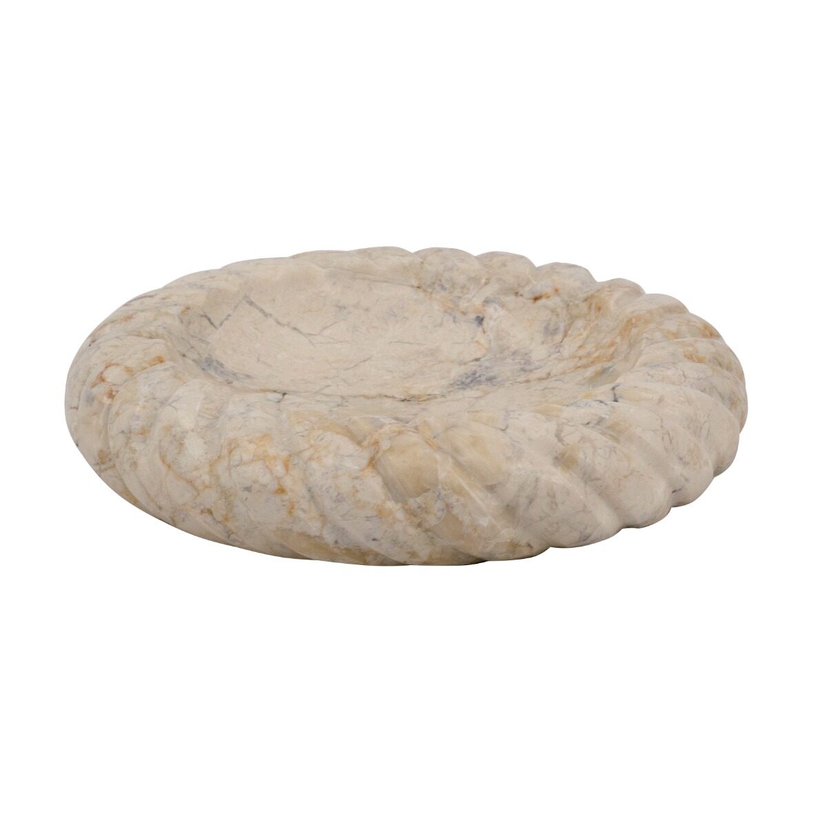 Artekko Artekko Marble Μπεζ Μαρμάρινη Πιατέλα (21.6x21.6x5)cm C0001