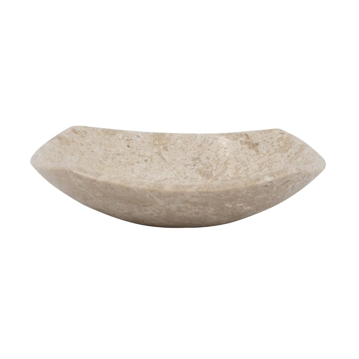 Artekko Artekko Marble Μπεζ Μαρμάρινο Μπολ (25x25x7)cm C0005