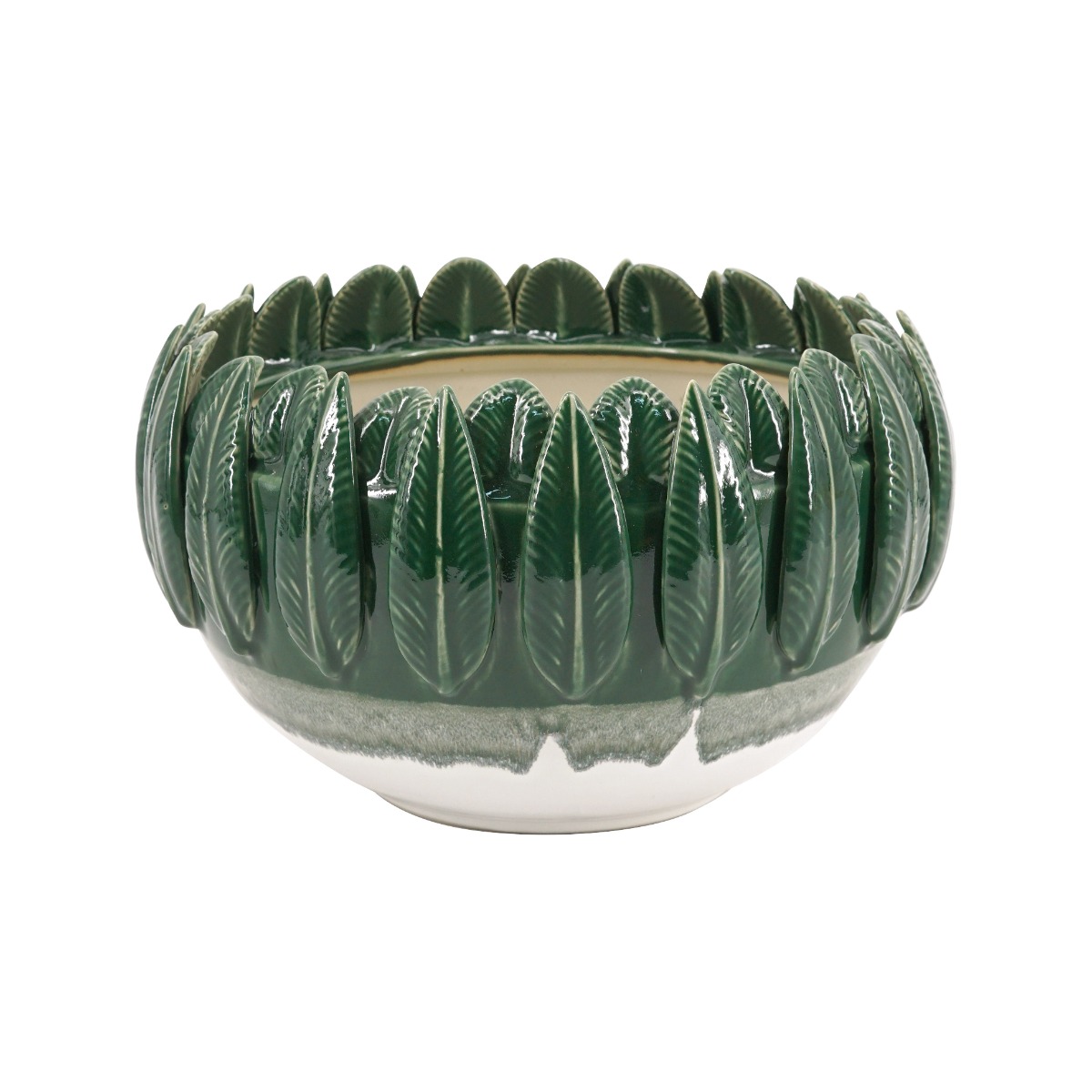 Artekko Artekko Glazed Πράσινο Κεραμικό Μπολ (27.5x27.5x18)cm C0079