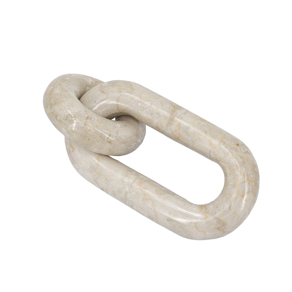 Artekko Artekko Marble Μπεζ Μαρμάρινη Διακοσμητική Αλυσίδα (16.5x8x3)cm C5465