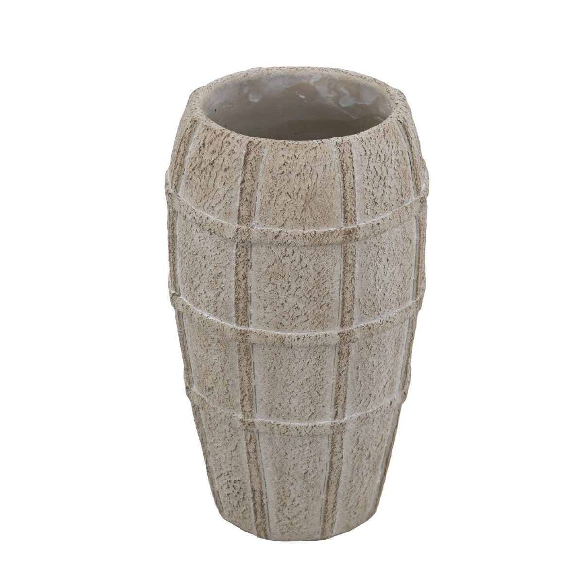 Artekko Artekko Cement Μπεζ Τσιμεντένιο Βάζο (18x18x30.5)cm C8377