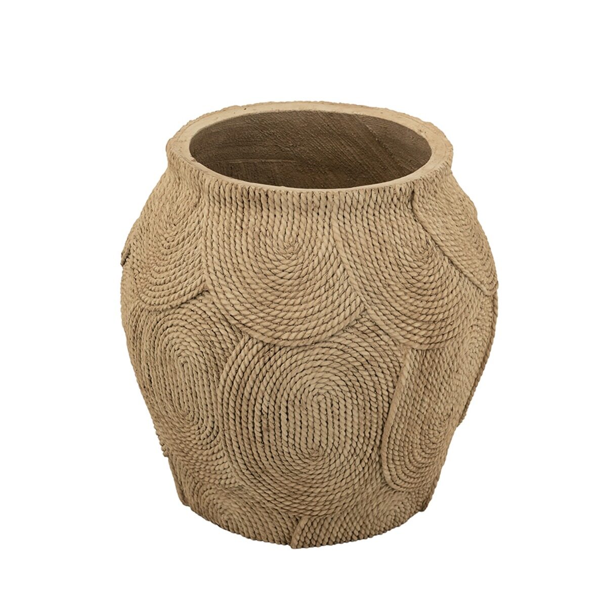 Artekko Artekko Cement Καφέ Τσιμεντένιο Κασπώ (38x38x37.5)cm C8401