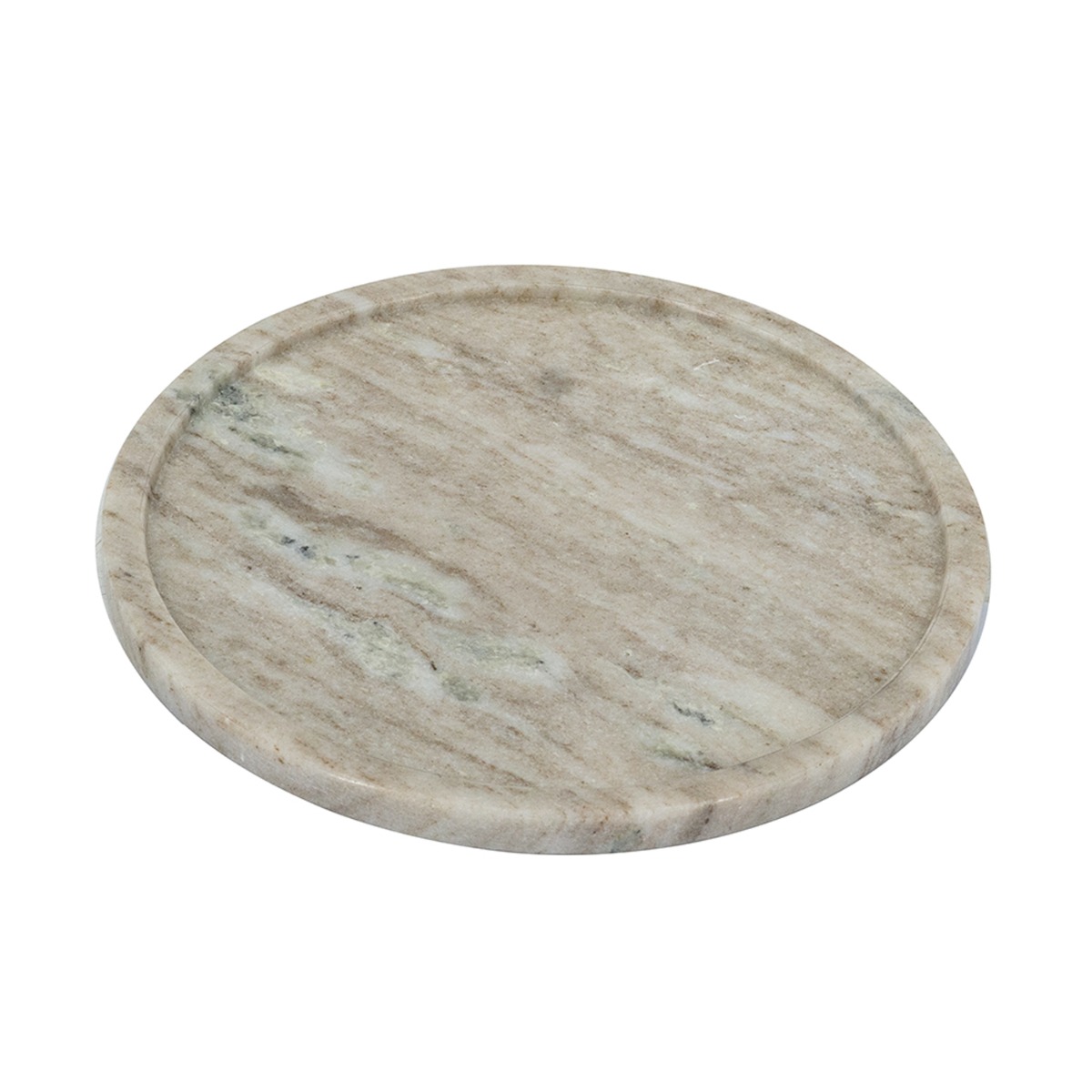Artekko Artekko Marble Γκρι Μαρμάρινος Δίσκος Πλατό (25x25x1.8)cm C8408-DS