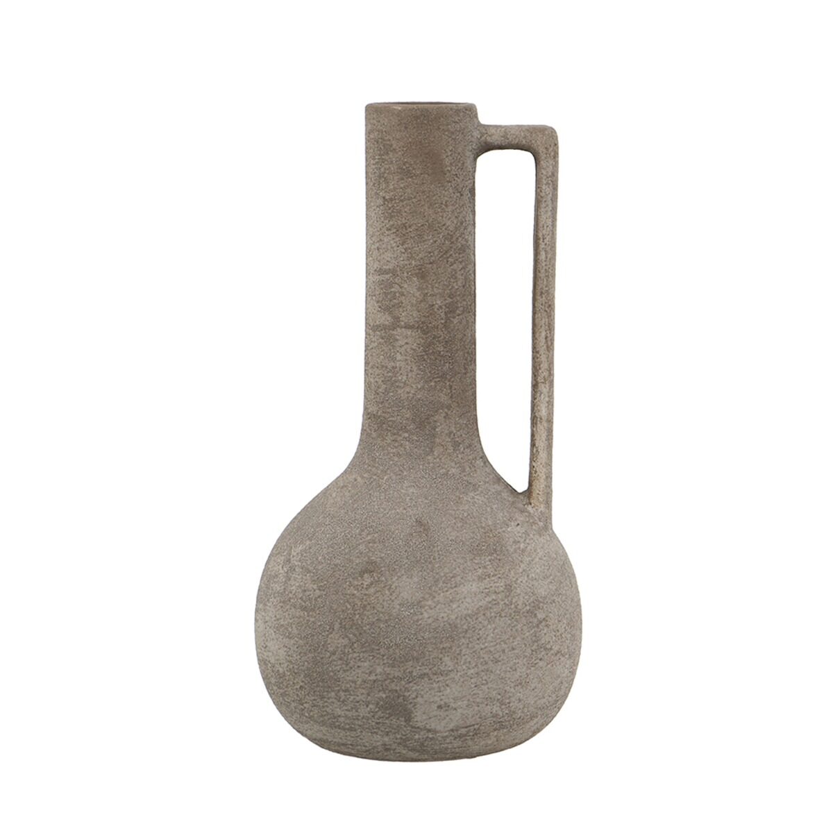 Artekko Artekko Candia Γκρι Βάζο από Τερακότα (17.5x17.5x34)cm C8436