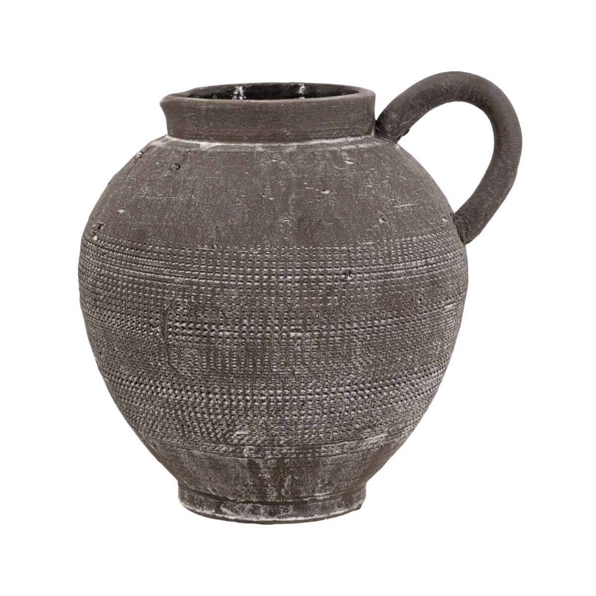 Artekko Artekko Antique Κεραμικό Βάζο σε Μαύρη Πατίνα (20.3x17.2x19.2)cm C8510