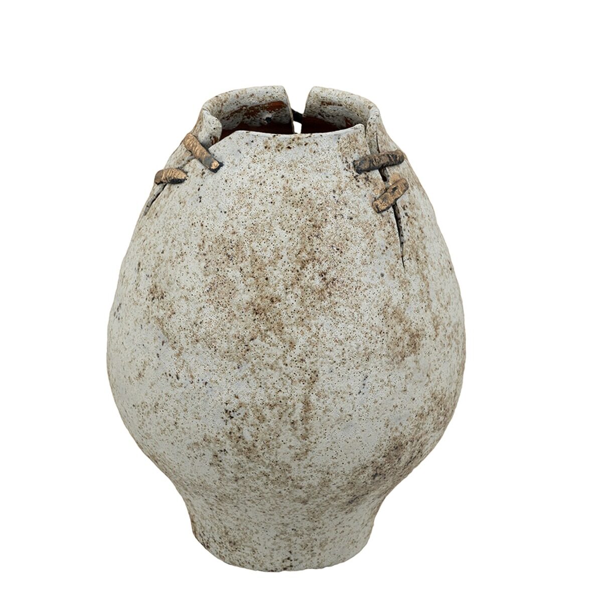 Artekko Artekko Antique Κεραμικό Βάζο σε Μπεζ Αποχρώση (24.2x24.2x31.5)cm C8516