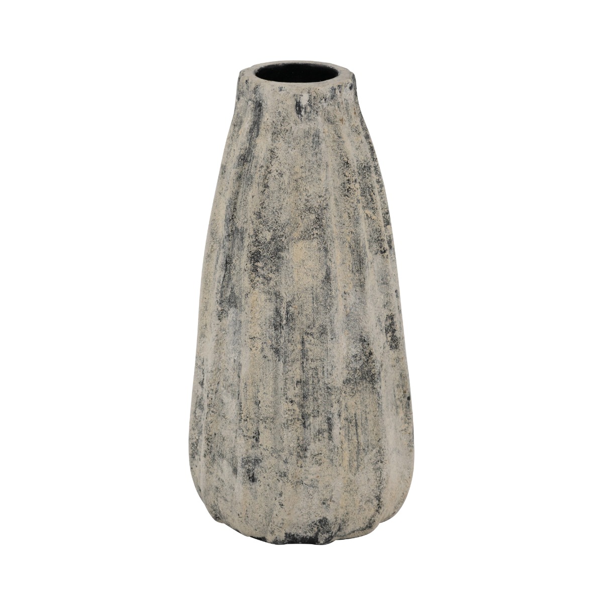 Artekko Artekko Antique Μπεζ Βάζο από Τερακότα (20x20x39)cm C9285