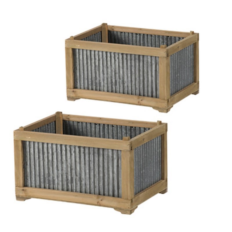 Artekko Artekko Sreo Κασπώ Διακοσμητικά Σετ/2 (51x36x29)cm D45077