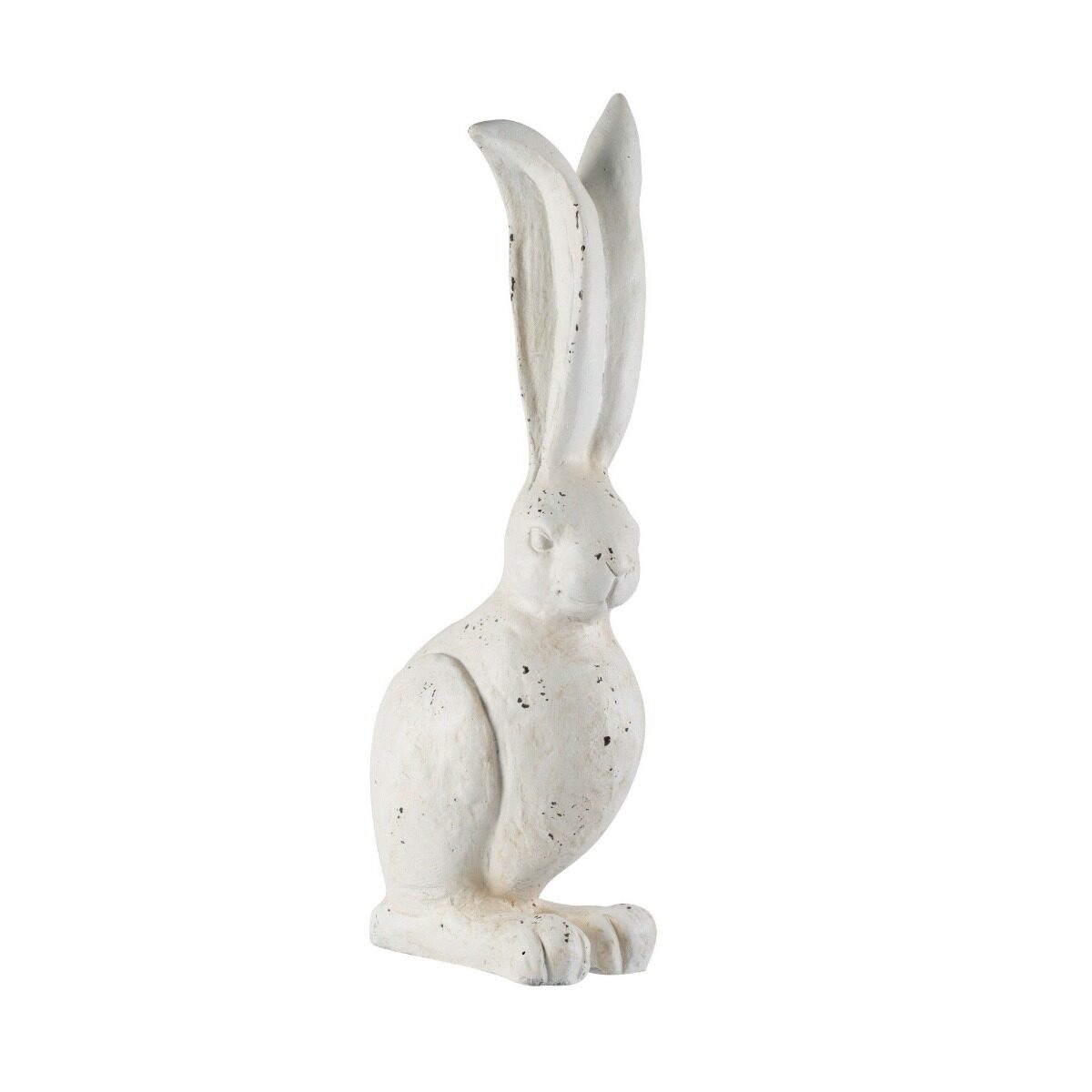 Artekko Artekko Rabbit Διακοσμητικός Λαγός από Μαγνήσιο σε Λευκή Πατίνα (21x13x47)cm D77063