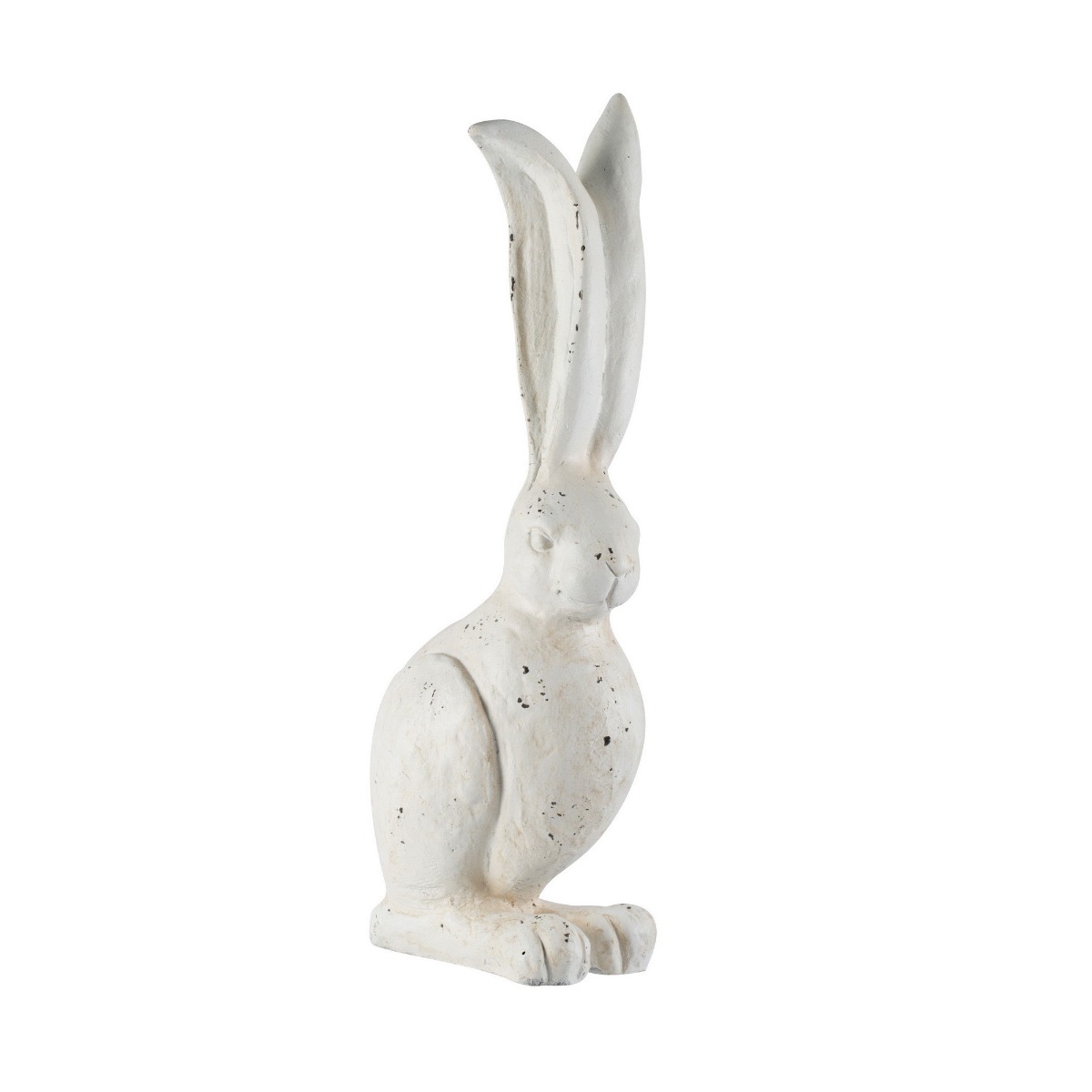 Artekko Artekko Rabbit Διακοσμητικός Λαγός από Μαγνήσιο σε Λευκή Πατίνα (21x13x47)cm D77063