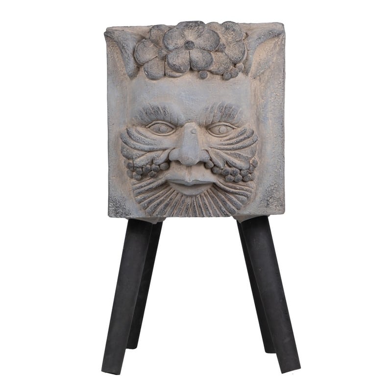 Artekko Artekko Cement Διακοσμητικό Γκρι Κασπώ από Μαγνήσιο (28x36x57)cm D77549