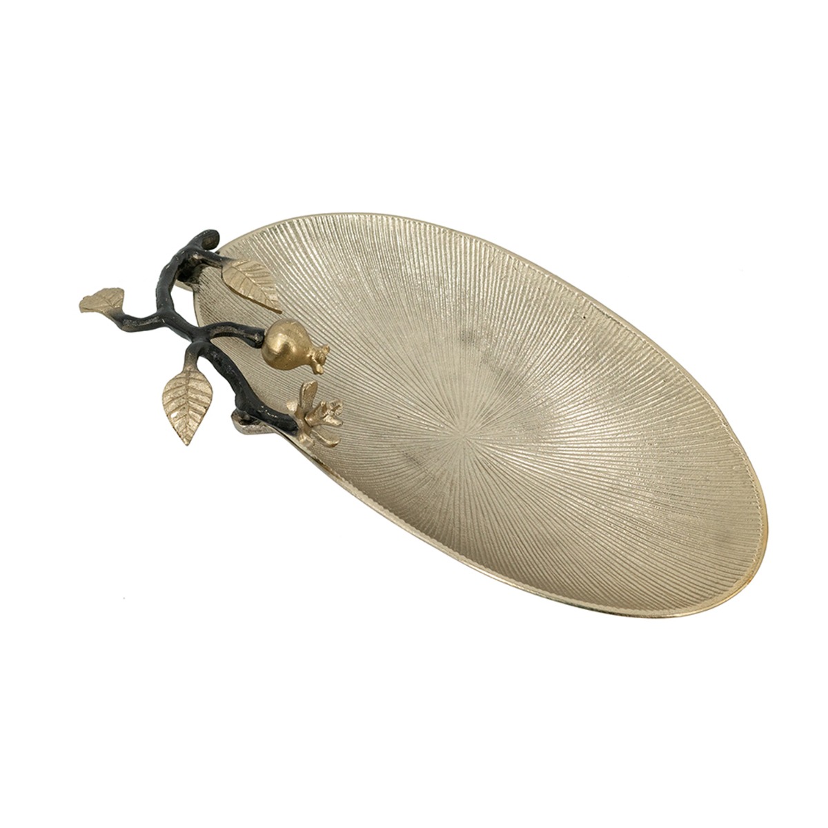 Artekko Artekko Noble Χρυσή Μεταλλική Πιατέλα (43.2x26.7x7.6)cm D8421