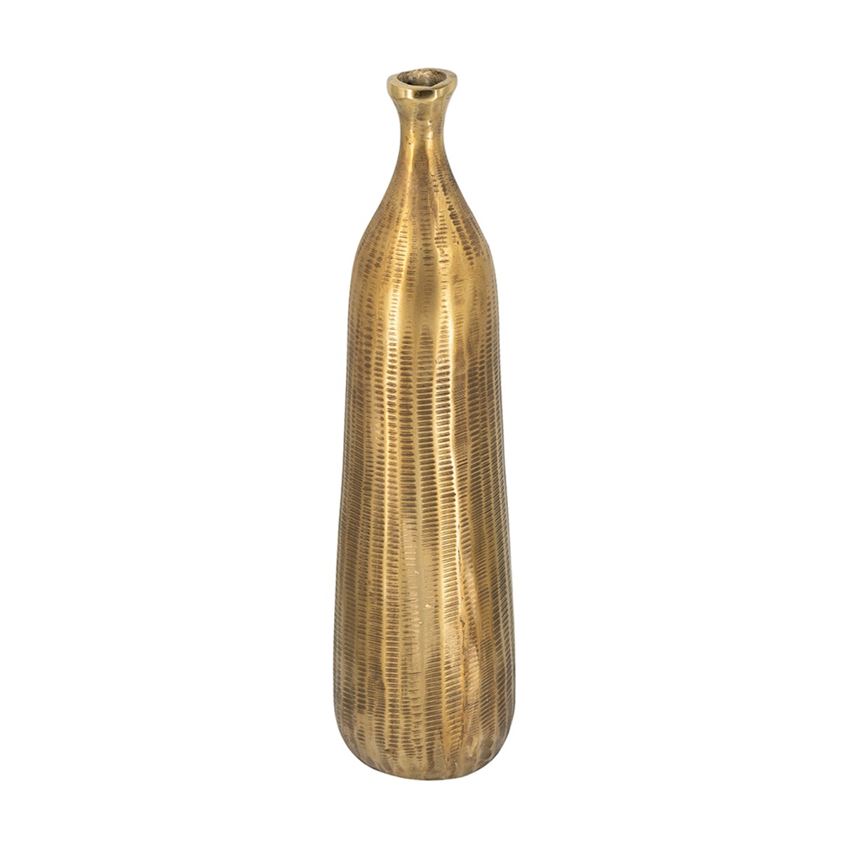 Artekko Artekko Noble Χρυσό Μεταλλικό Βάζο (13x13x51)cm D8481