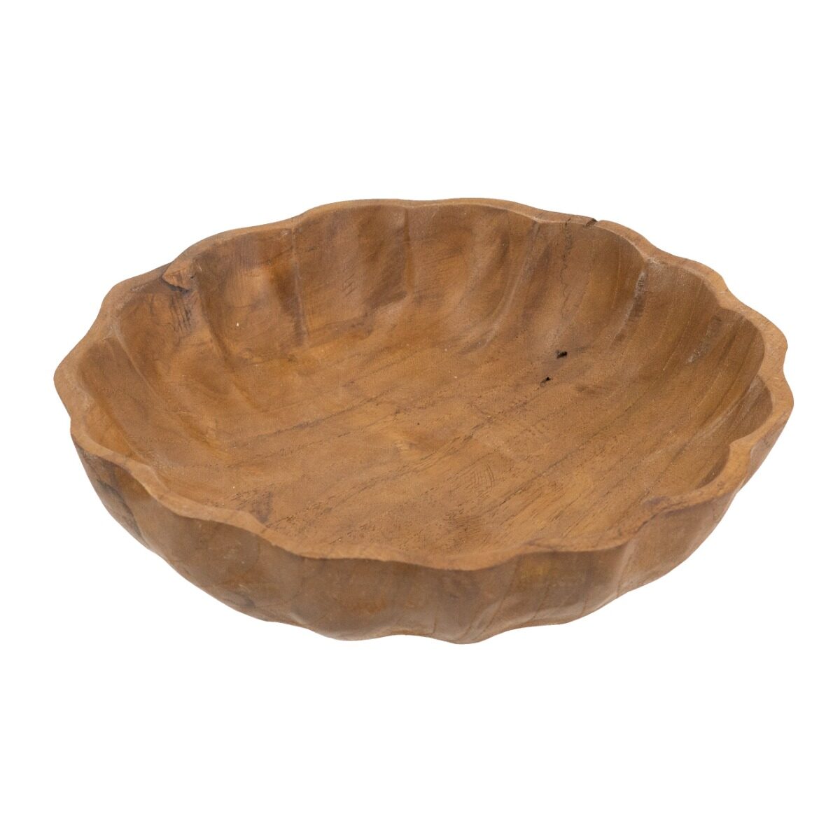 Artekko Artekko Woody Καφέ Διακοσμητική Πιατέλα από Ξύλο Teak (25x25x6)cm D8522