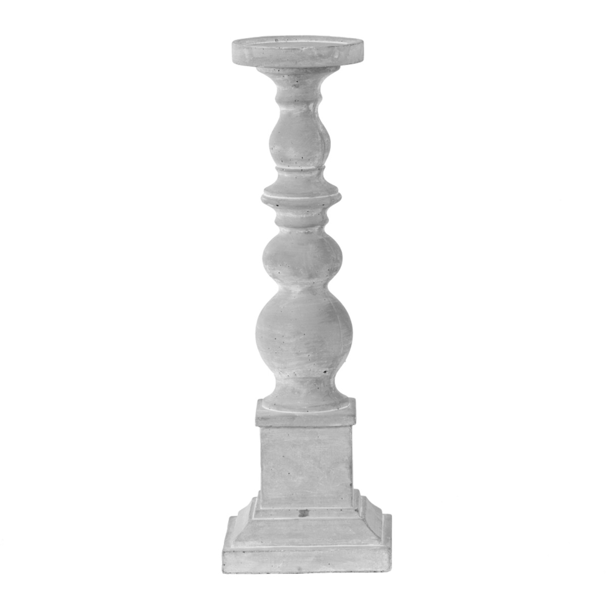 Artekko Artekko Cement Γκρι Τσιμεντένιο Κηροπήγιο (16.5x16.5x51)cm D8567