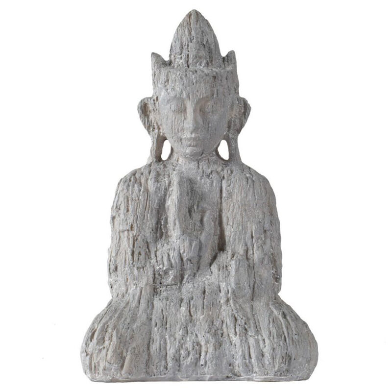 Artekko Artekko Buddha Διακοσμητικός πέτρινος εστεμένος Βούδας 15,5x8x23,5cm D8576