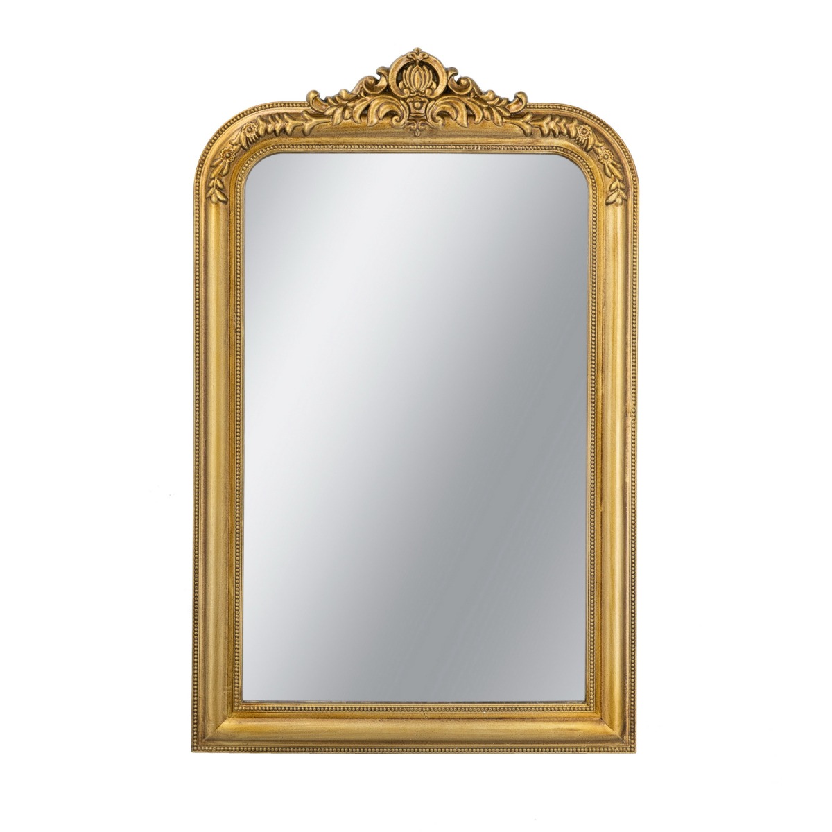 Artekko Artekko Mirror Χρυσός MDF Καθρέπτης Τοίχου (60x2.5x95)cm D8608-DS