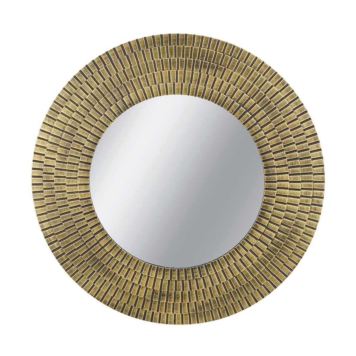 Artekko Artekko Mirror Χρυσός MDF Καθρέπτης Τοίχου (75x1.8x75)cm D8609-DS