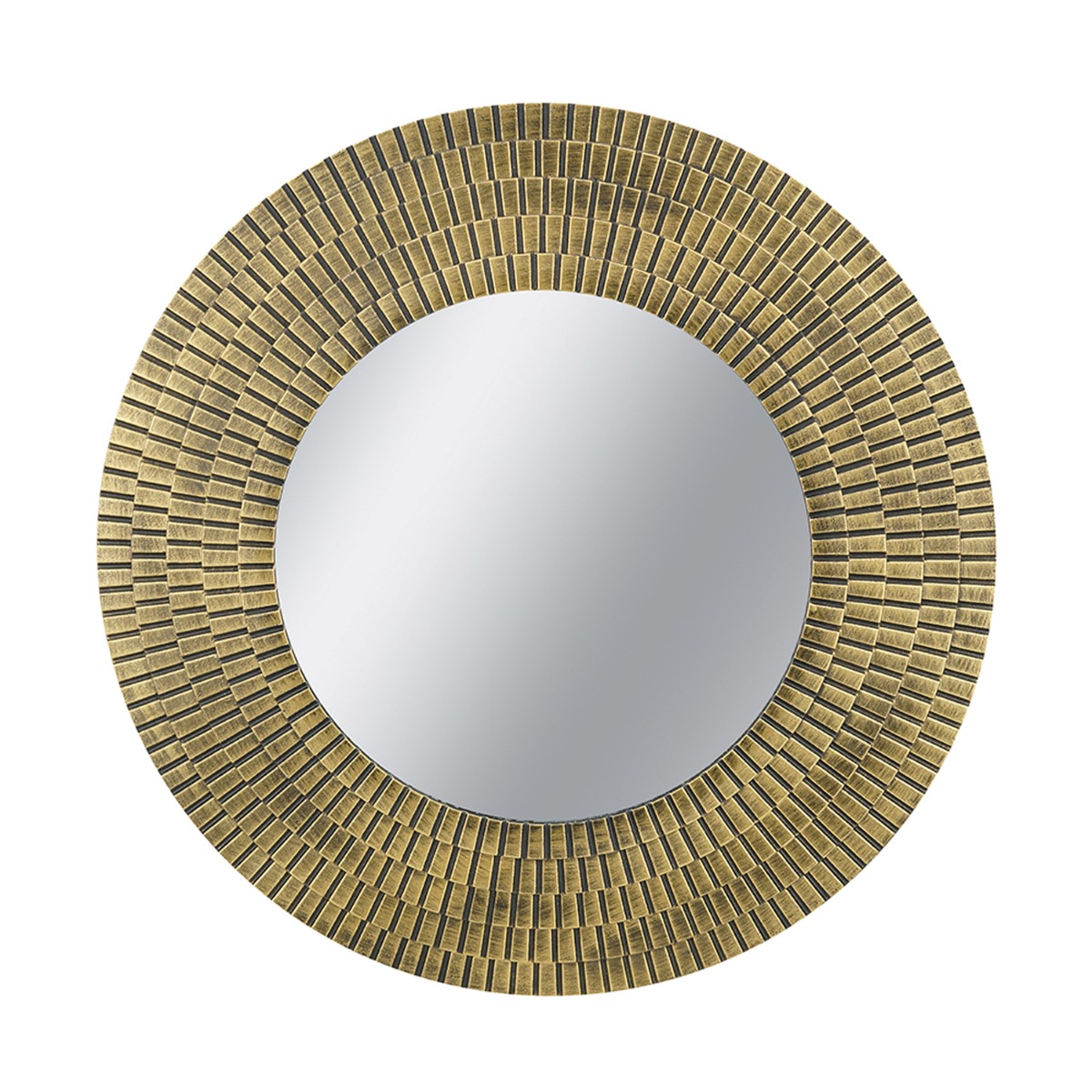 Artekko Artekko Mirror Χρυσός MDF Καθρέπτης Τοίχου (75x1.8x75)cm D8609-DS