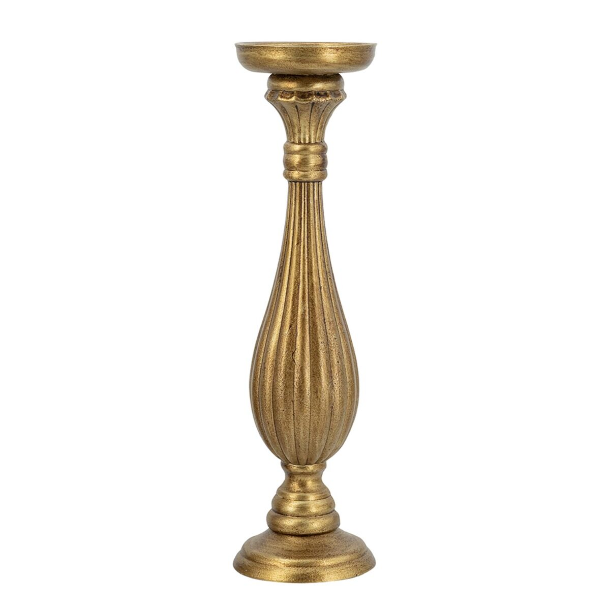 Artekko Artekko Solis Χρυσό MDF Κηροπήγιο (10.8x10.8x39.5)cm D8612
