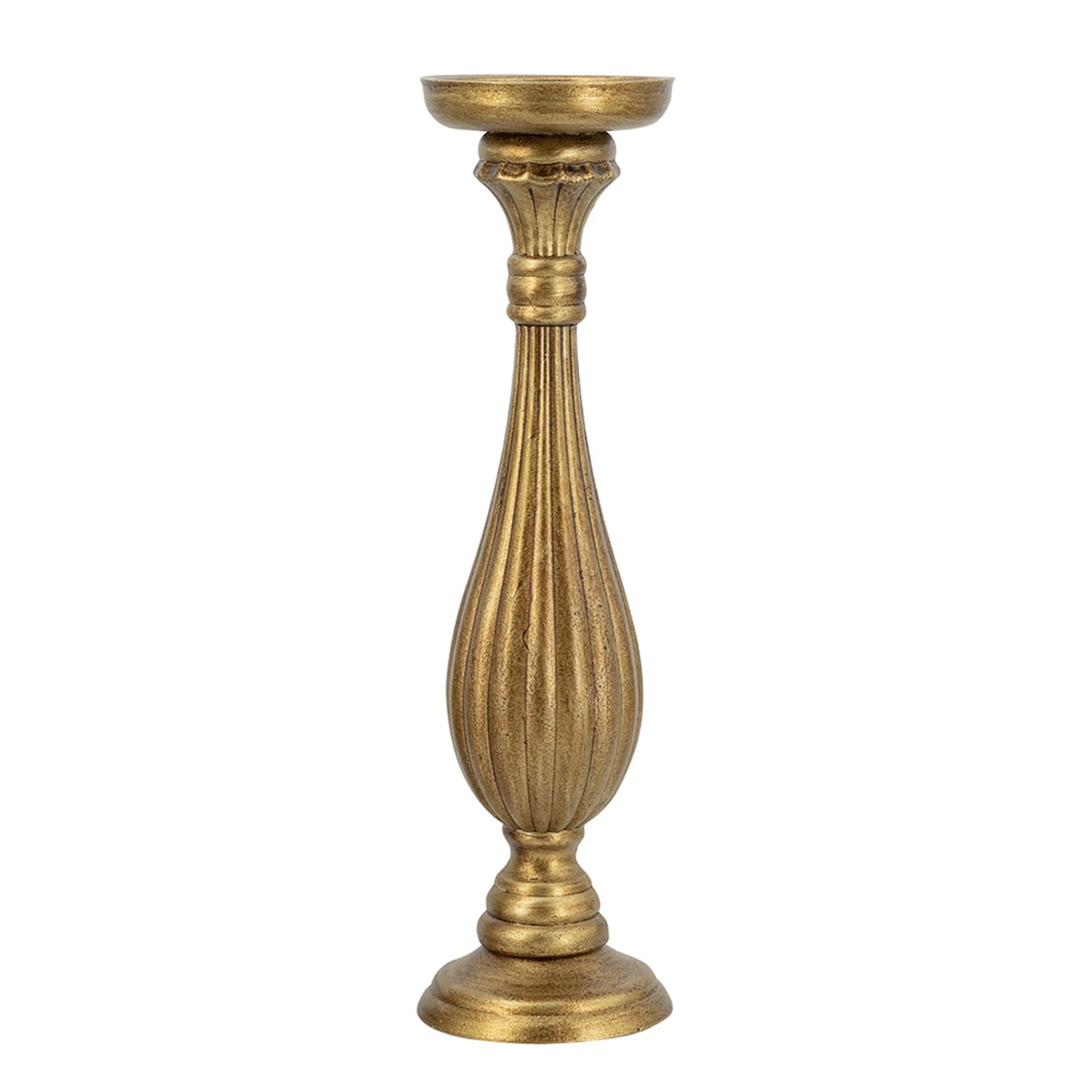 Artekko Artekko Solis Χρυσό MDF Κηροπήγιο (10.8x10.8x39.5)cm D8612