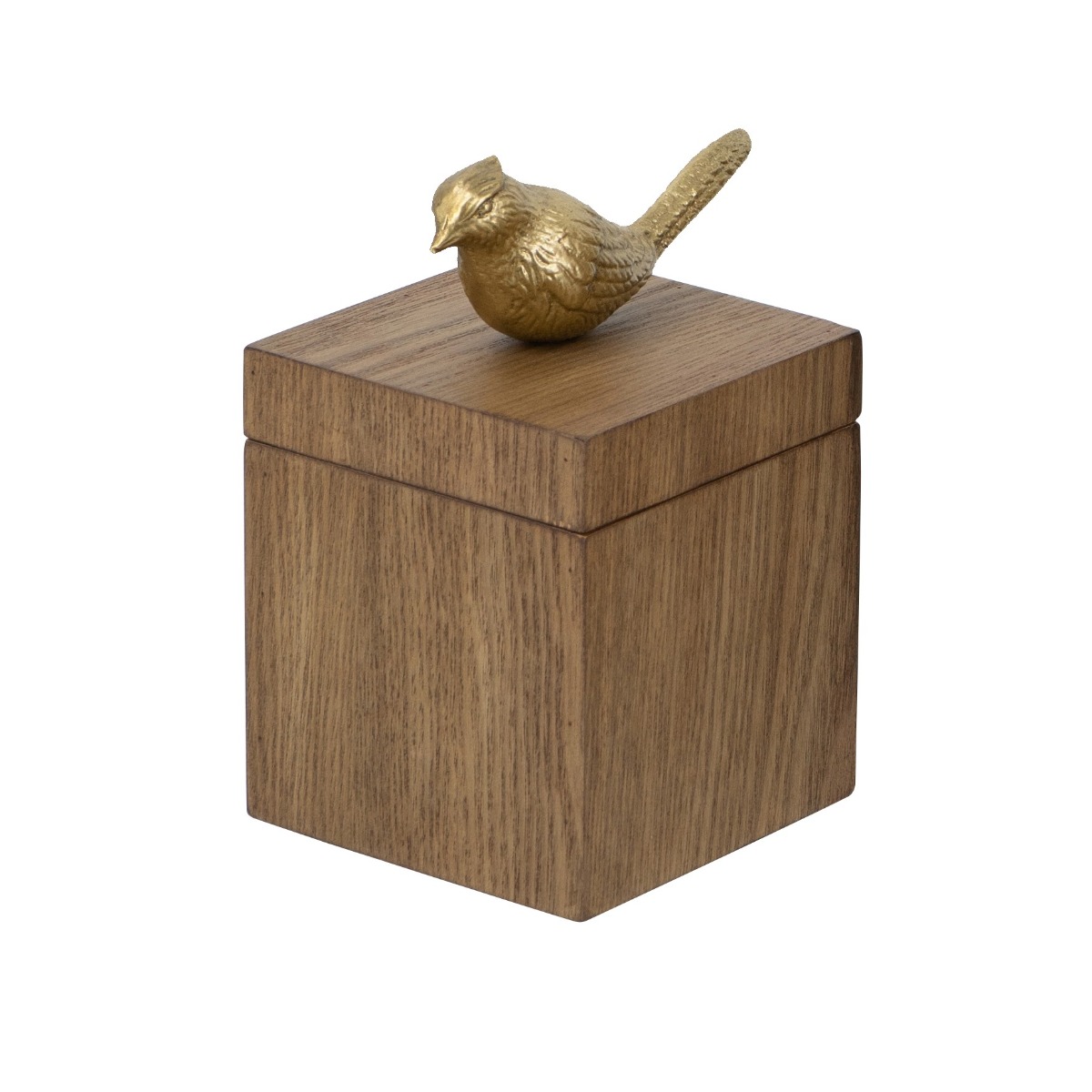 Artekko Artekko Solis Καφέ MDF Κοσμηματοθήκη Διακοσμητικό Κουτί (10x10x17)cm D8626