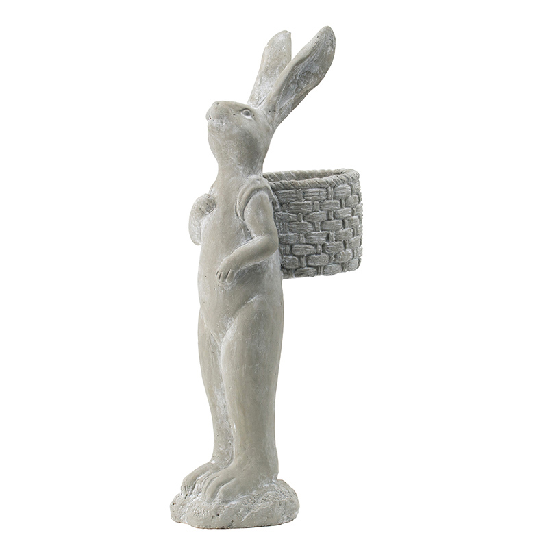 Artekko Artekko Cement Γκρι Τσιμεντένιο Κουνέλι Κασπώ (21x14.5x50)cm D8828