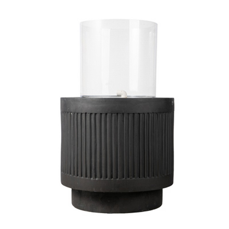 Artekko Artekko Fountain Συντριβάνι Τσιμέντο Μαύρο Πολυκαρβονικό (50.8x50.8x49.5)cm D8840CE-DS