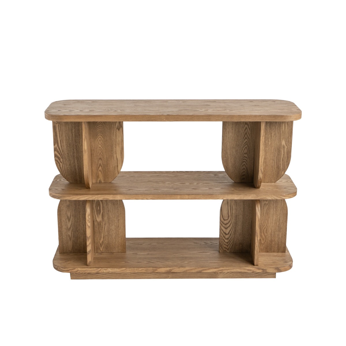 Artekko Artekko Lume Καφέ MDF Ραφιέρα (120x38x82.5)cm D8923
