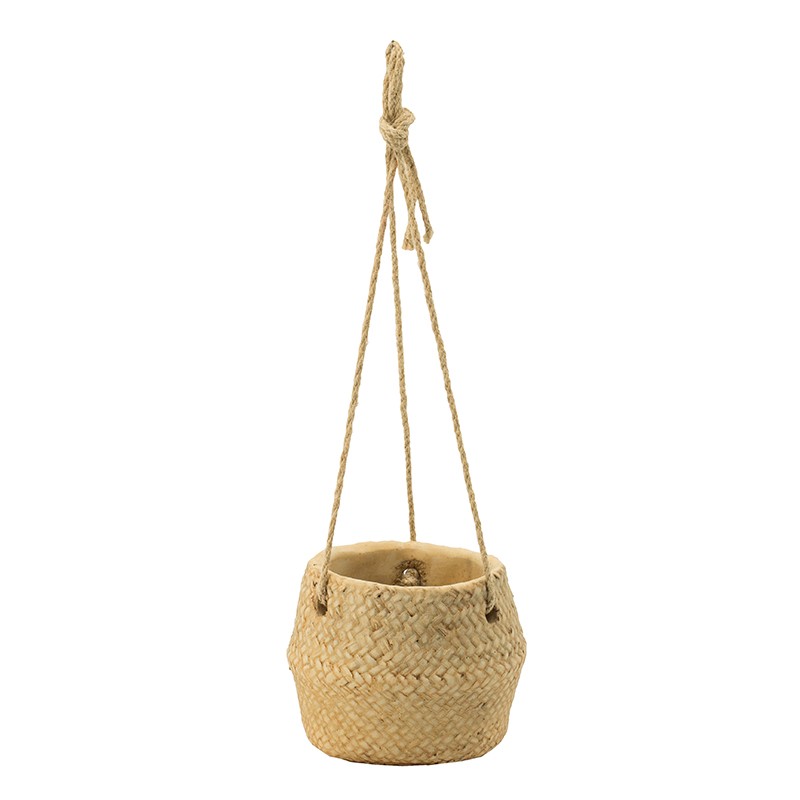 Artekko Artekko Knitt Κασπώ Κρεμαστό Τσιμεντένιο Μπεζ (16x16x13)cm D9040