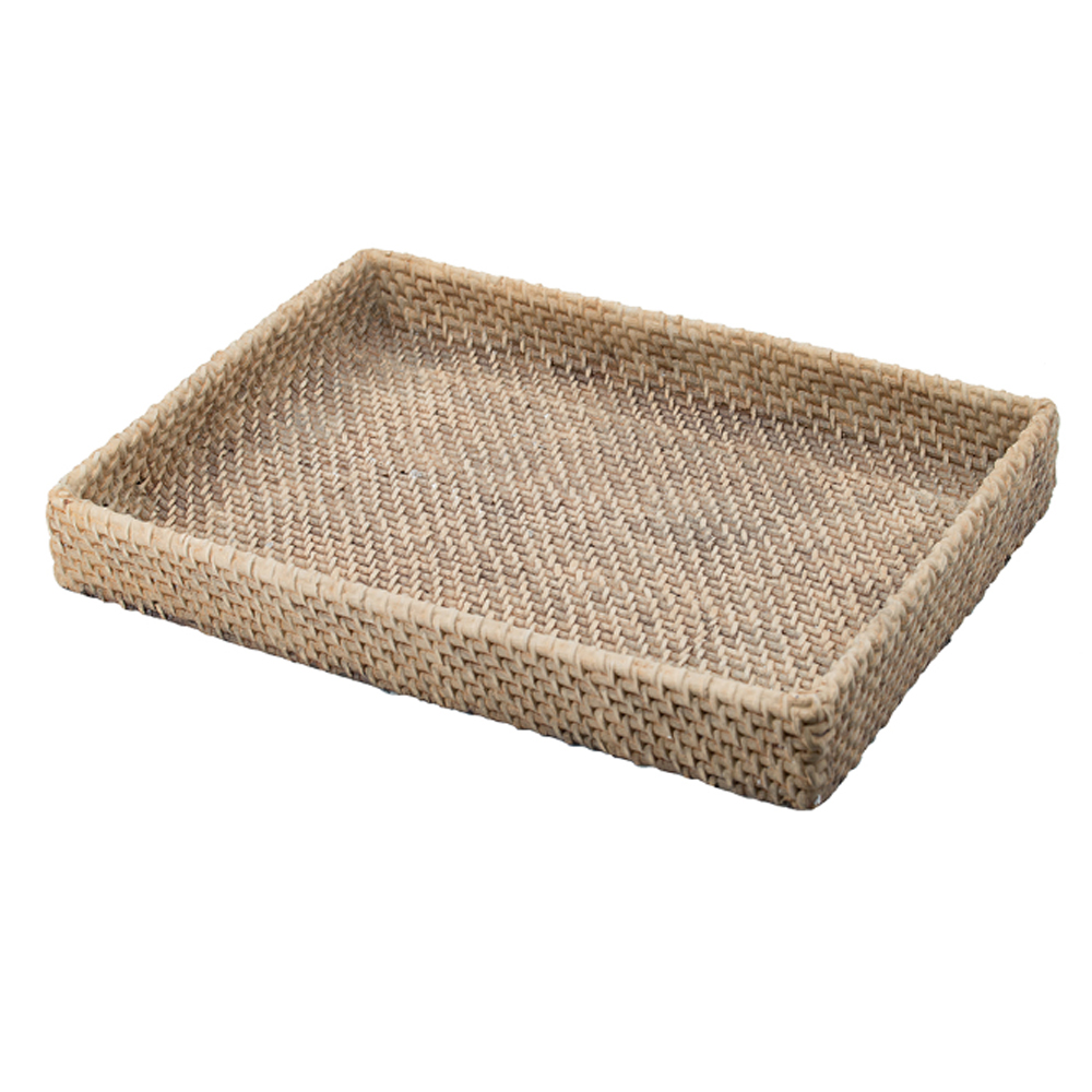 Artekko Artekko Knitt Διακοσμητικός Δίσκος Τσιμέντο Μπεζ (44x33x7)cm D9045